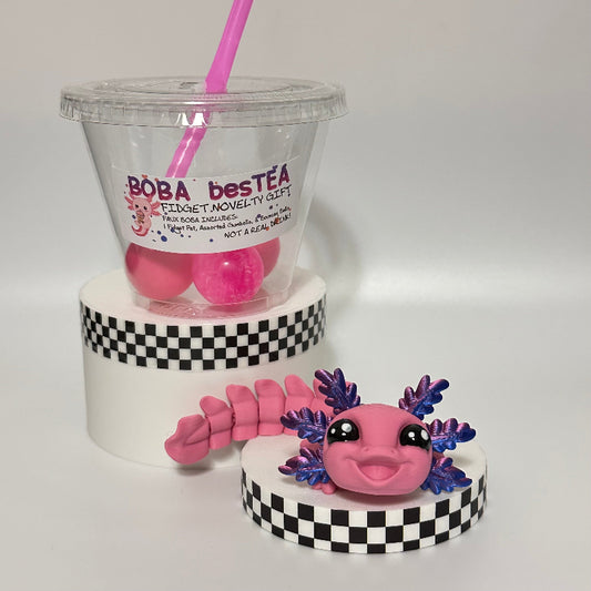 Berry Hibiscus Dream Novelty Boba BesTea 3D Printed Fidget Collectable