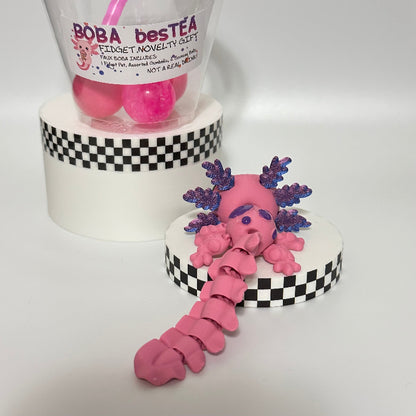 Berry Hibiscus Dream Novelty Boba BesTea 3D Printed Fidget Collectable