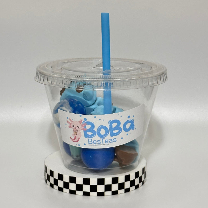 Blueberry Frost Bliss Novelty Boba BesTea Fidget Collectable