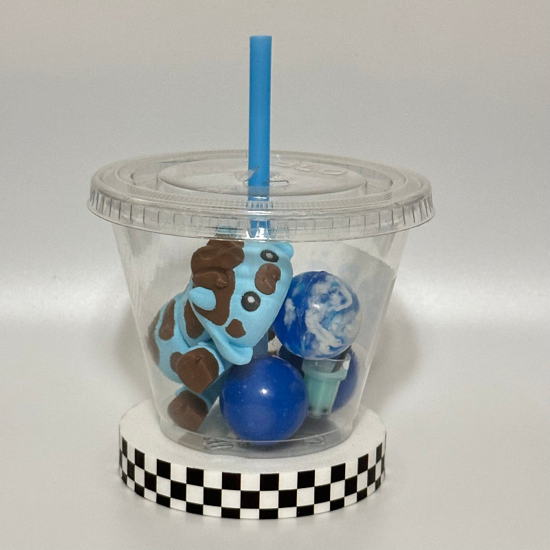 Blueberry Frost Bliss Novelty Boba BesTea Fidget Collectable