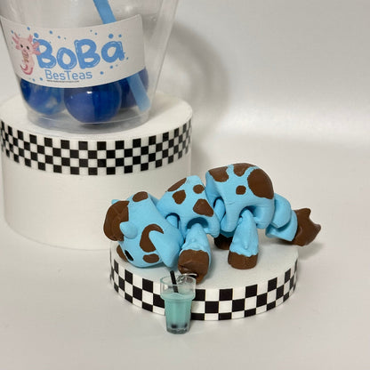 Blueberry Frost Bliss Novelty Boba BesTea Fidget Collectable