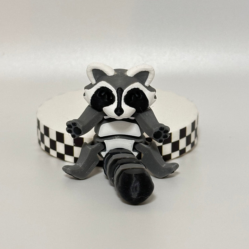 Bandit the Trash Panda Raccoon Fidget Pet Collectible