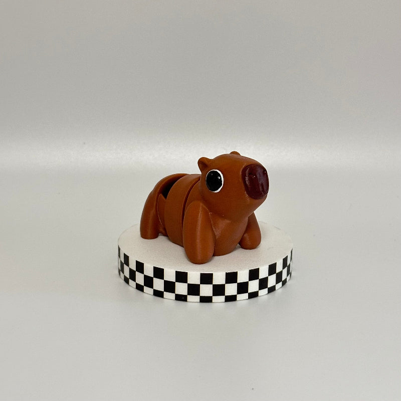 Nibble The Baby Capybara 3D Printed Fidget Collectable