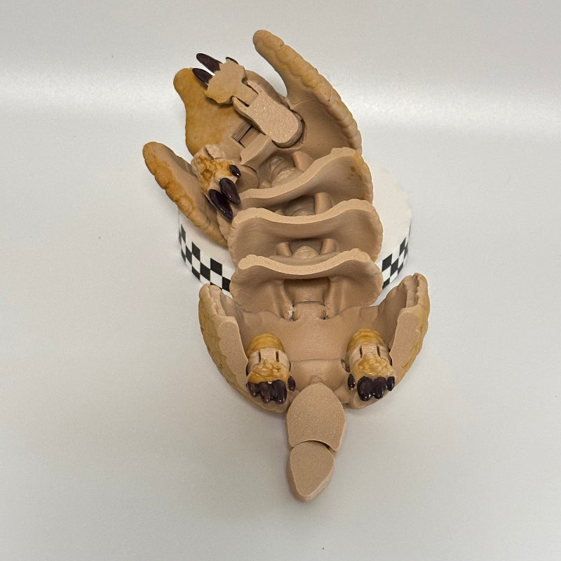 Roly Poly Armadillo 3D Printed Fidget Collectable