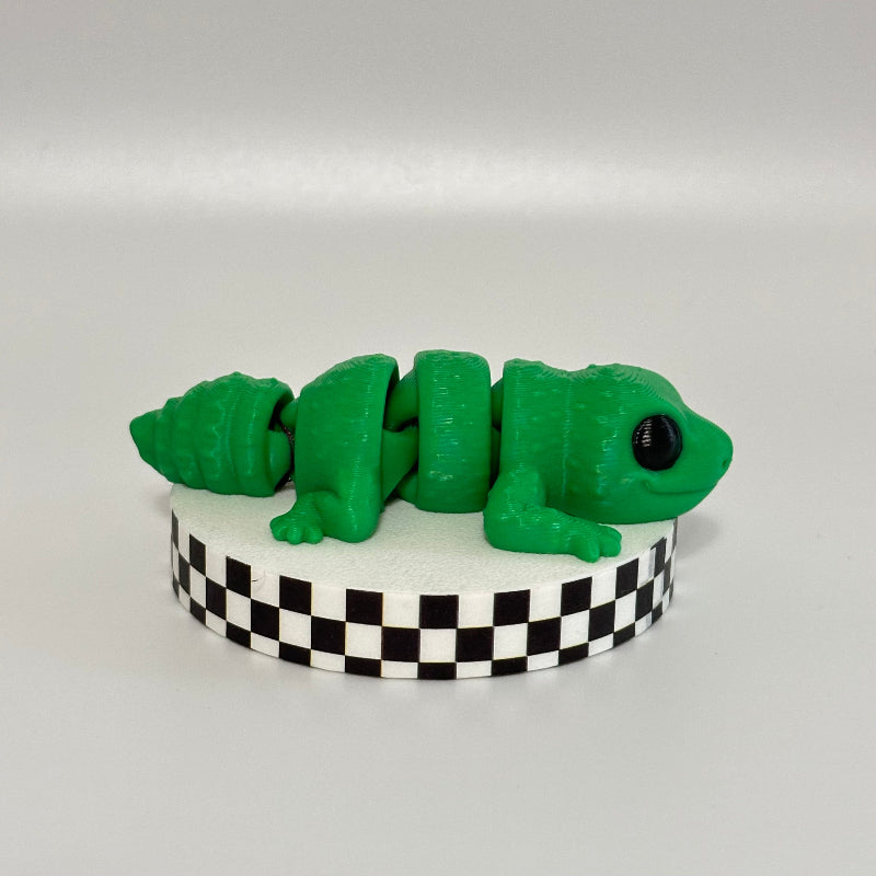 Leafy The Gecko 3D Printed Fidget Collectable