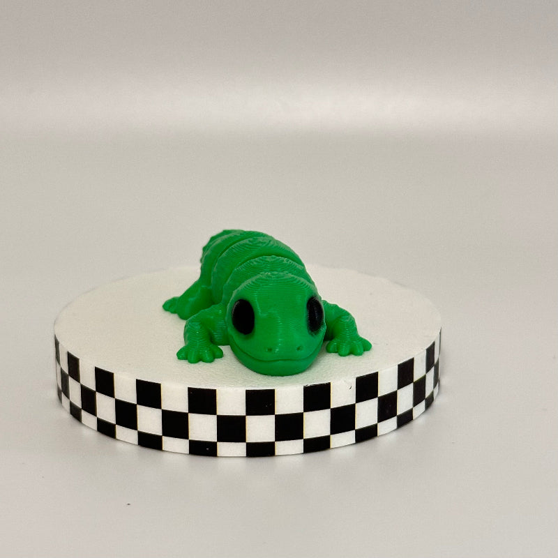 Leafy The Gecko 3D Printed Fidget Collectable