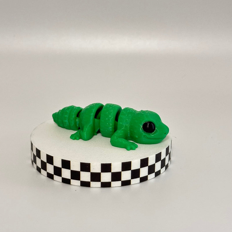 Leafy The Gecko 3D Printed Fidget Collectable