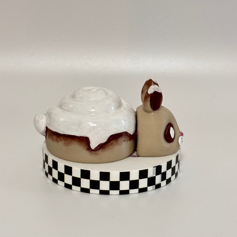 Sweetie Swirl Cinnabunny 3D Printed Fidget Collectable