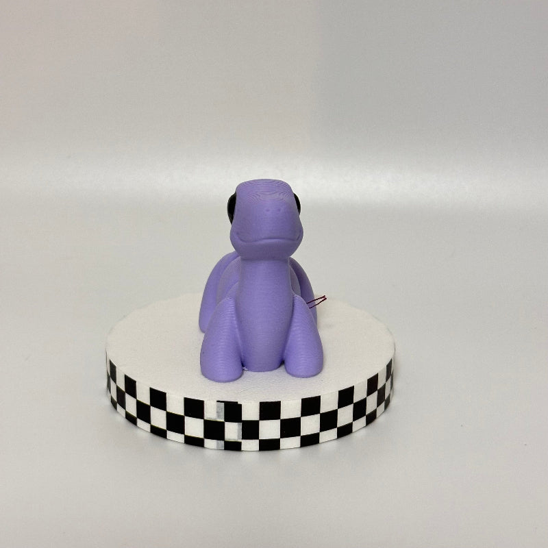 Amethyst Stroll: Purple Brontosaurus 3D Printed Fidget Collectible