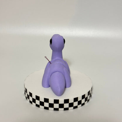 Amethyst Stroll: Purple Brontosaurus 3D Printed Fidget Collectible