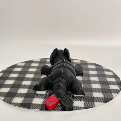 Medium Night Fury 3D Printed Fidget Dragon Collectible