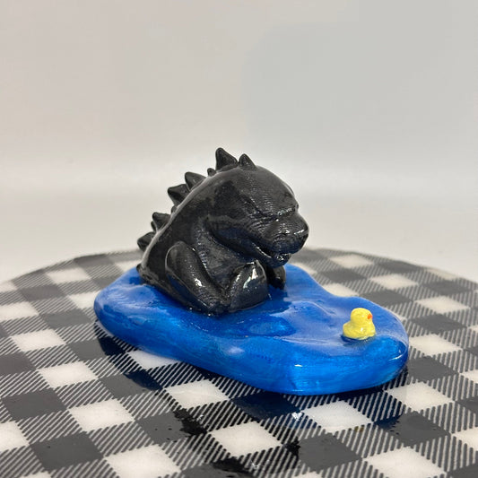 Bathtime Godzilla 3D Printed Shelfie Collectible