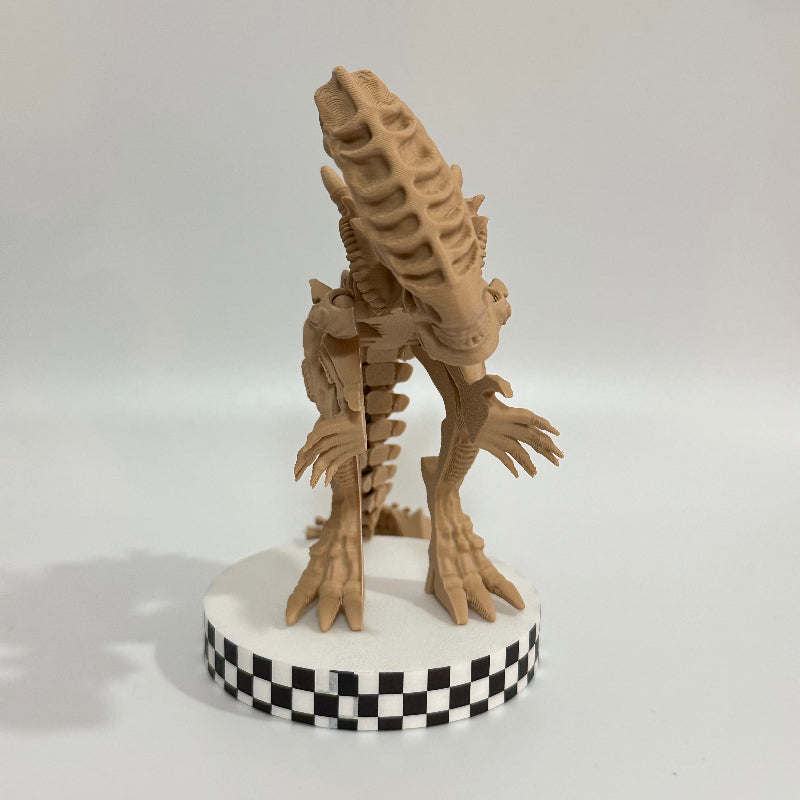 Xeno Alien Skeleton 3D Print Fidget Collectable