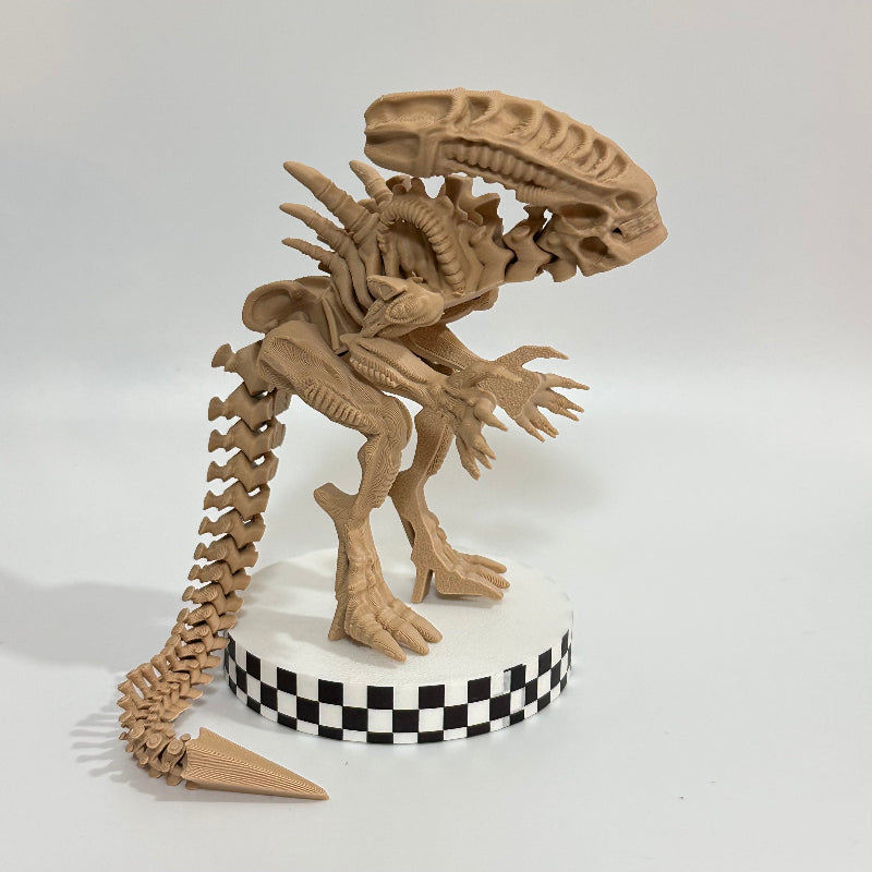 Xeno Alien Skeleton 3D Print Fidget Collectable