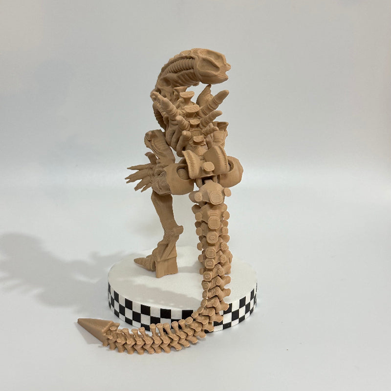 Xeno Alien Skeleton 3D Print Fidget Collectable