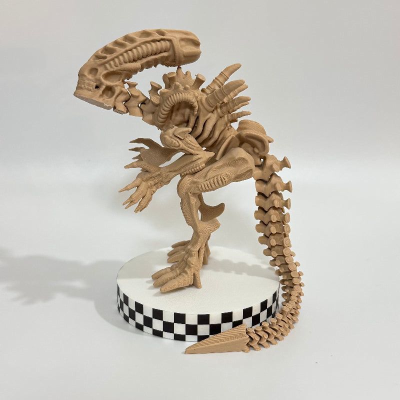 Xeno Alien Skeleton 3D Print Fidget Collectable