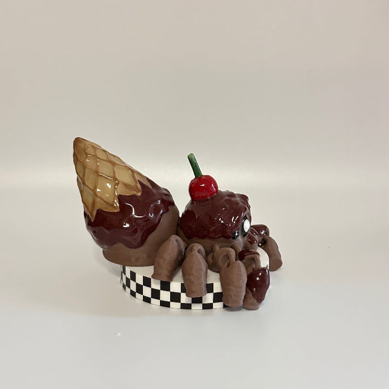 CocoBean The Kawaii Icecream Spider 3D Printed Fidget Collectable