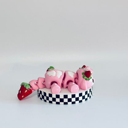 BerryMoo The Strawberry Cow 3D Printed Fidget Collectable