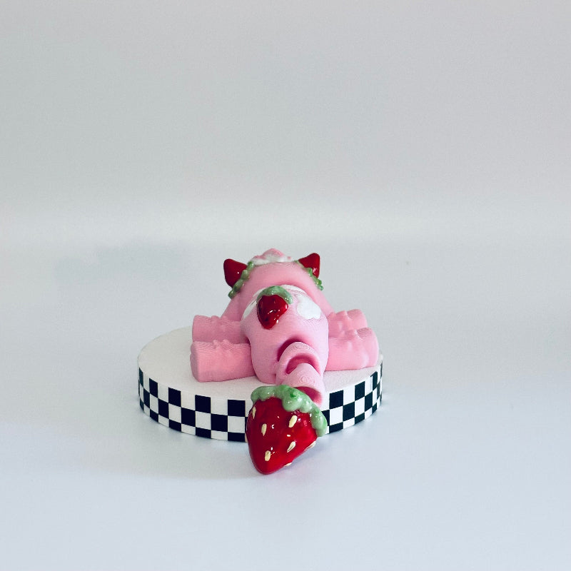 BerryMoo The Strawberry Cow 3D Printed Fidget Collectable