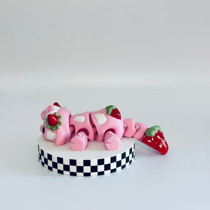 BerryMoo The Strawberry Cow 3D Printed Fidget Collectable