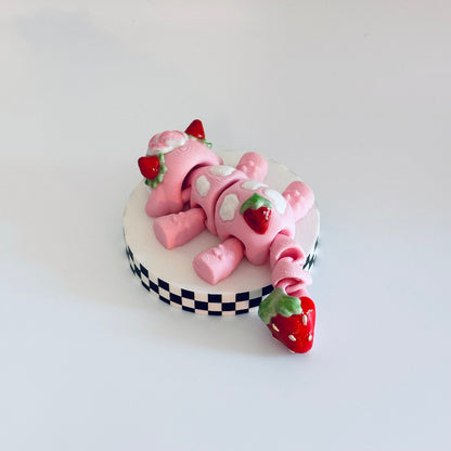 BerryMoo The Strawberry Cow 3D Printed Fidget Collectable