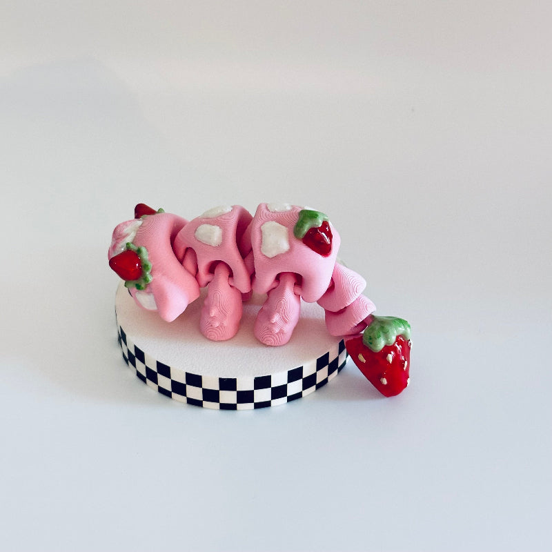 BerryMoo The Strawberry Cow 3D Printed Fidget Collectable