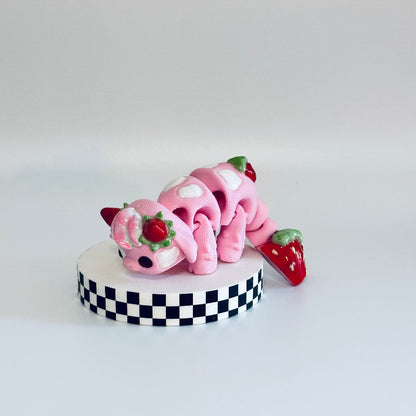 BerryMoo The Strawberry Cow 3D Printed Fidget Collectable