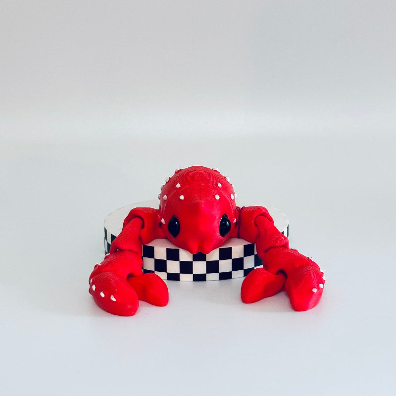 RubyClaw The Lobster 3D Printed Fidget Collectable