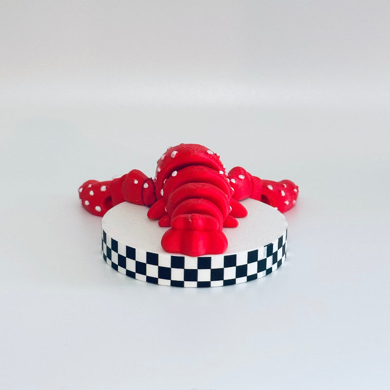 RubyClaw The Lobster 3D Printed Fidget Collectable