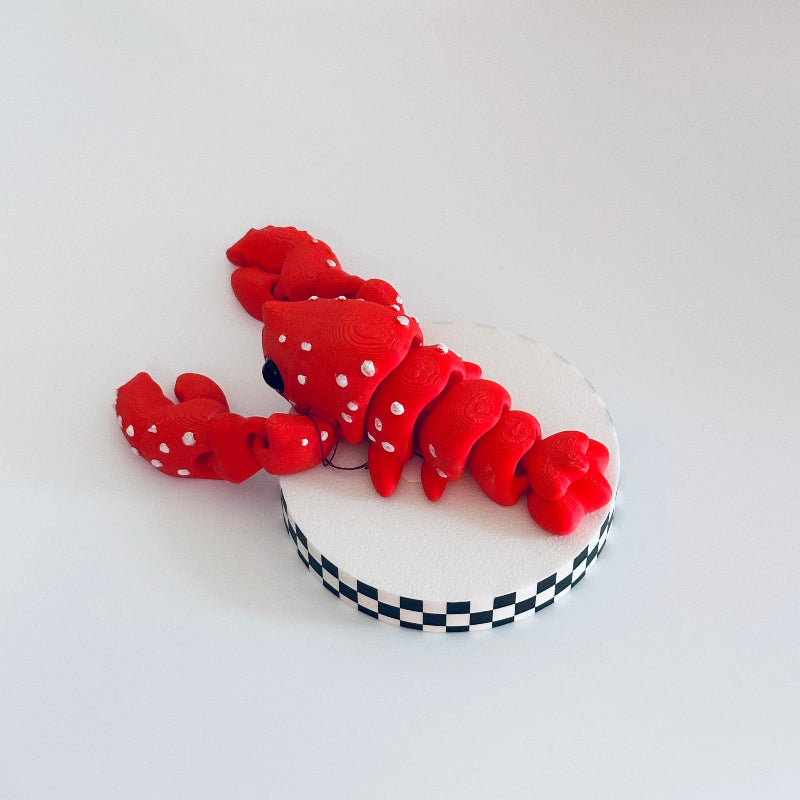 RubyClaw The Lobster 3D Printed Fidget Collectable