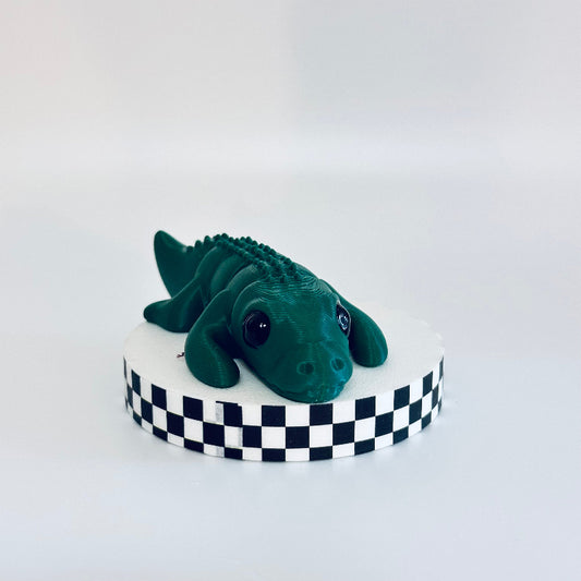 MossySnap Crocodile 3D Printed Fidget Collectable