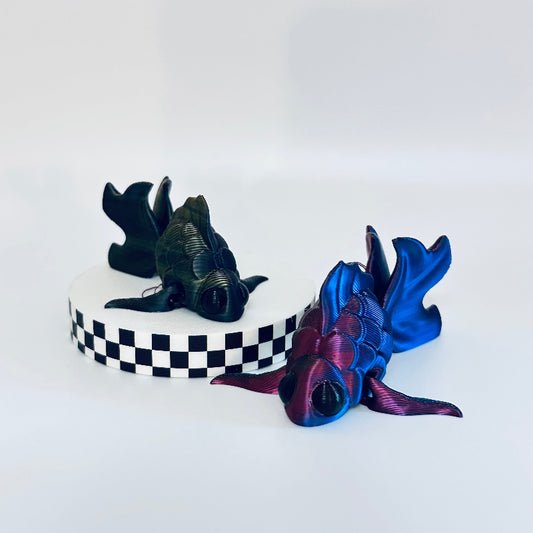 GlimmerGill The Goldfish 3D Printed Fidget Collectable