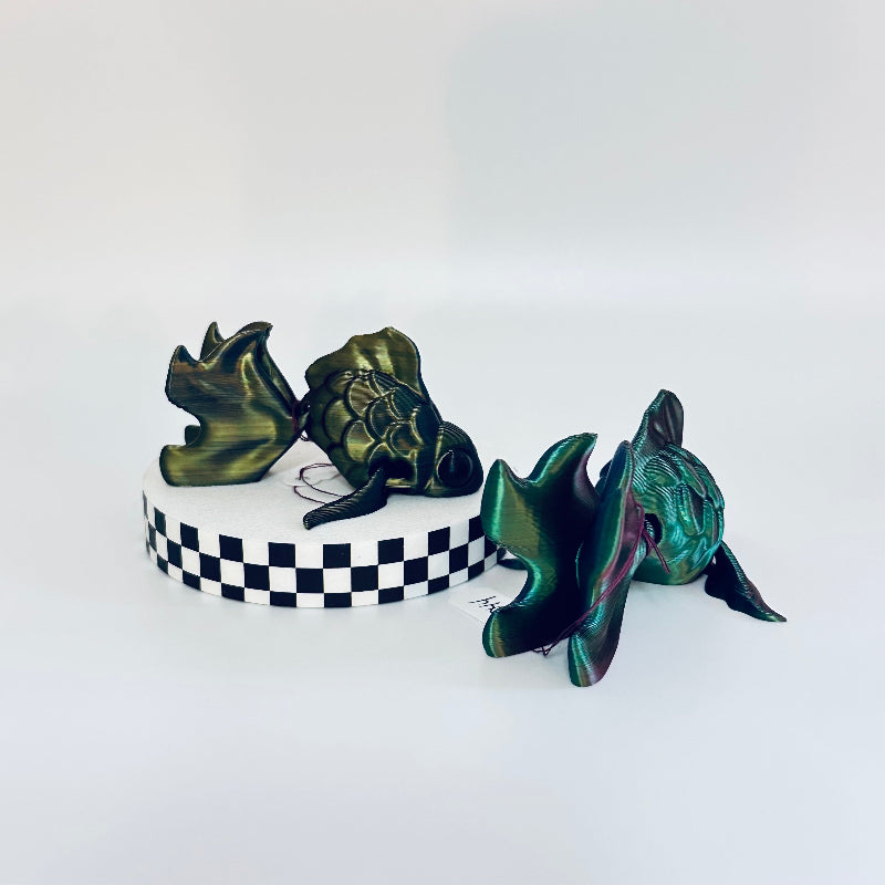 GlimmerGill The Goldfish 3D Printed Fidget Collectable