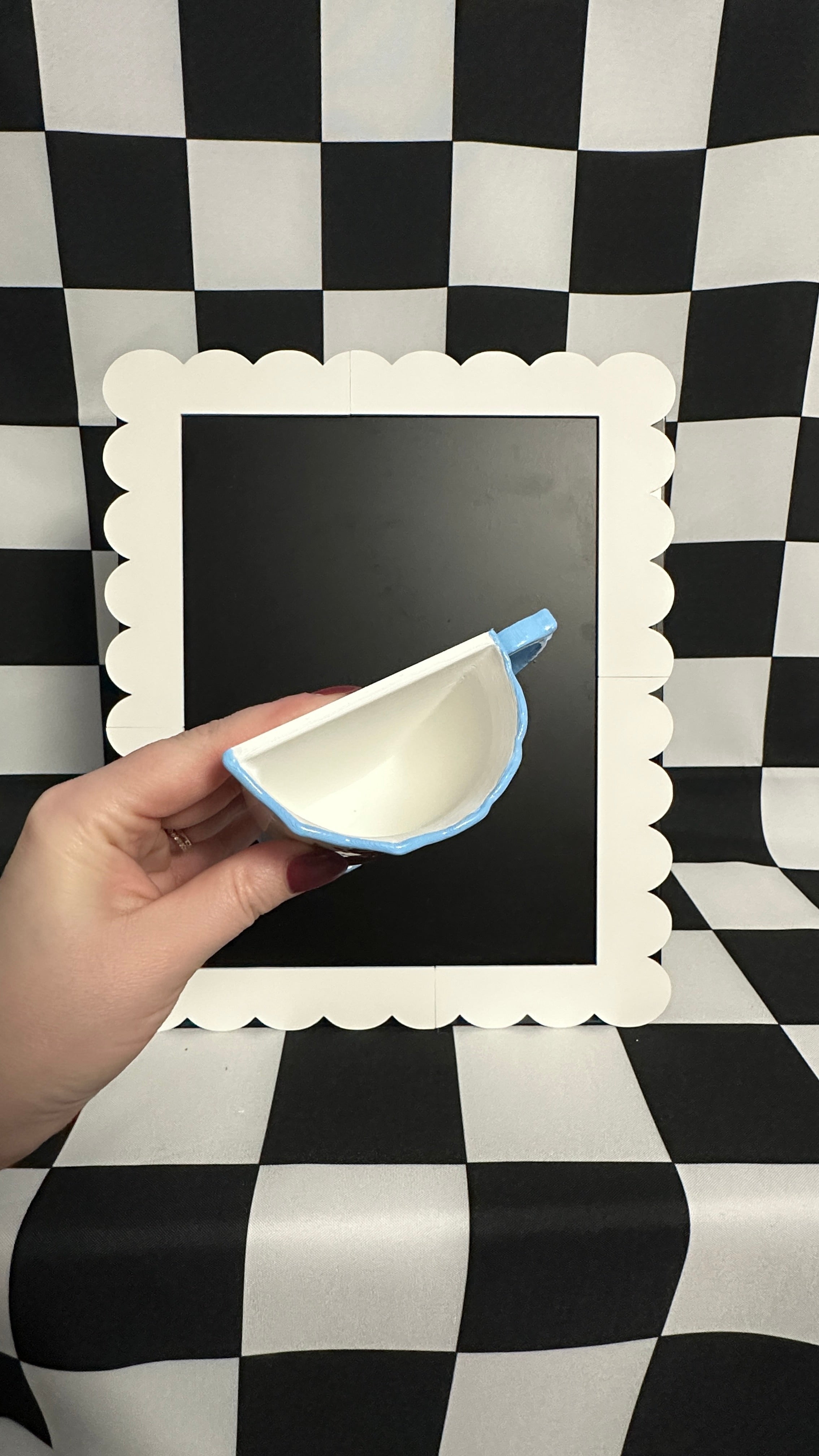 Classic Charm Teacup Magnet & Pen Holder | Cottagecore Kitchen Decor