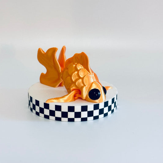 GoldieSplash The Gold Fish 3D Printed Fidget Collectable