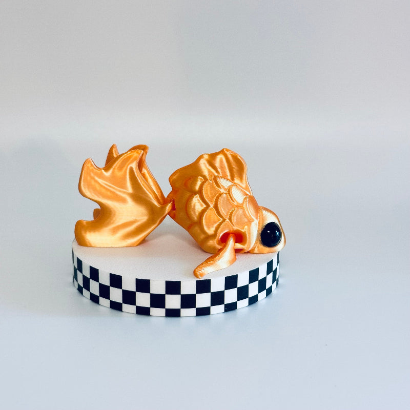 GoldieSplash The Gold Fish 3D Printed Fidget Collectable