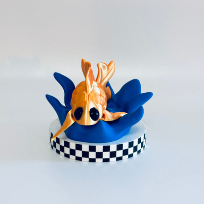 GoldieSplash The Gold Fish 3D Printed Fidget Collectable