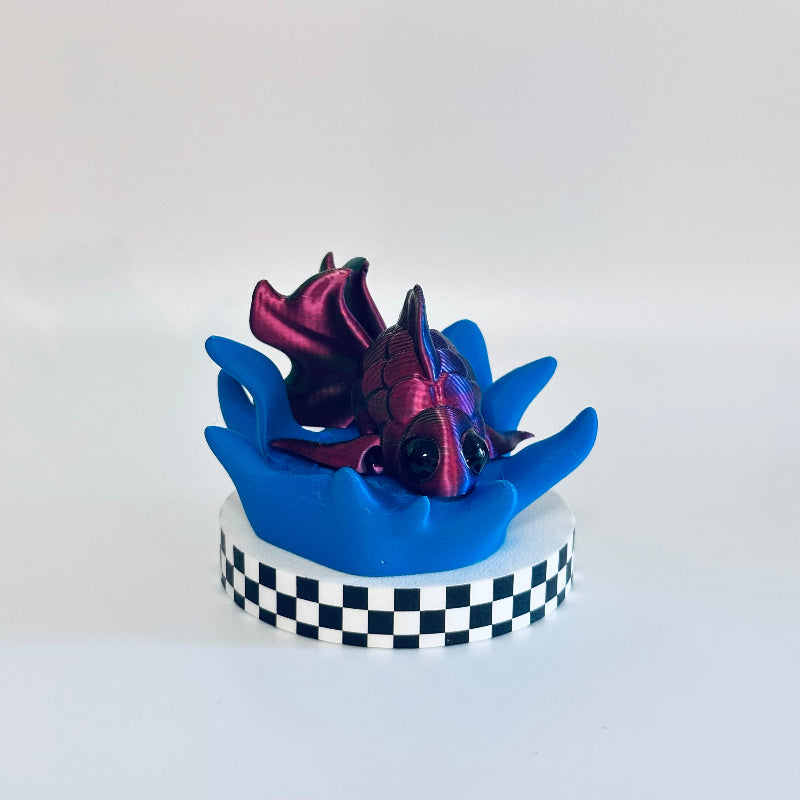 GlimmerGill The Goldfish 3D Printed Fidget Collectable