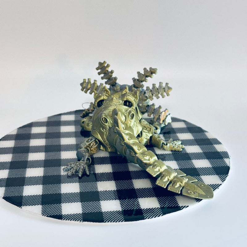 GildieTron The Axolotl 3D Printed Fidget Collectable