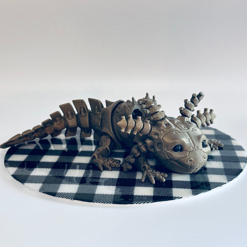 BronzeBot The Axolotl 3D Printed Fidget Collectable