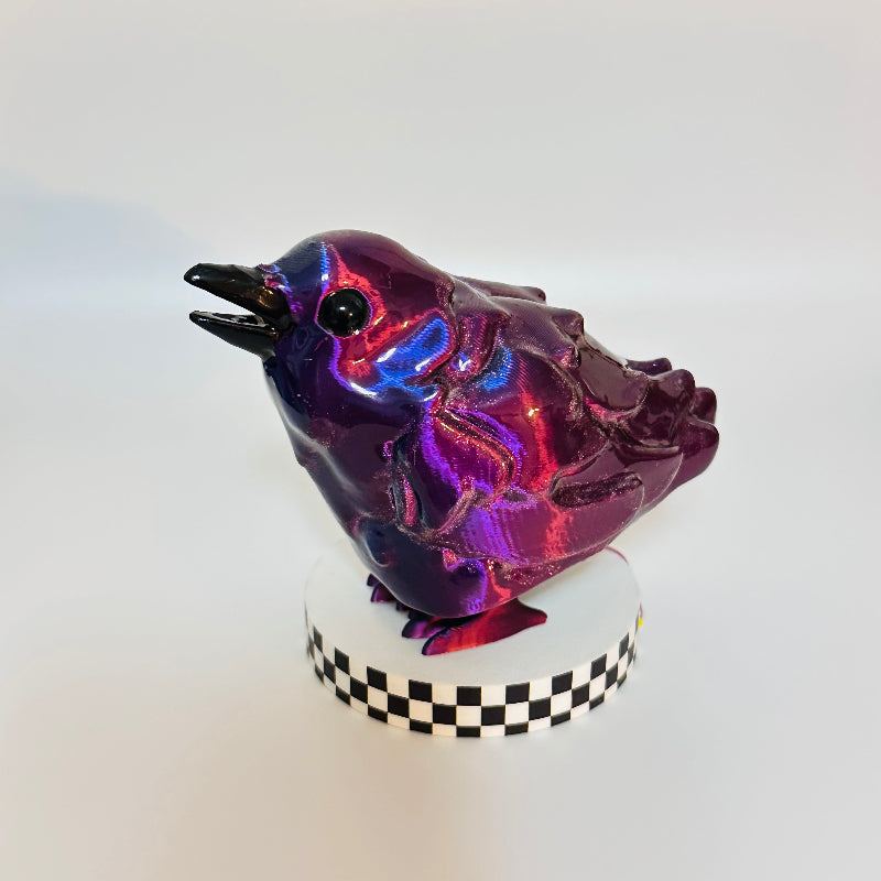 MidnightGlide The Raven Footling 3D Printed Fidget Collectable