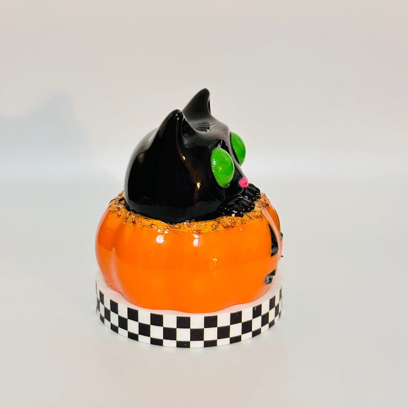 Purrkin The Pumpkin Kitty 3D Printed Shelfie Collectable