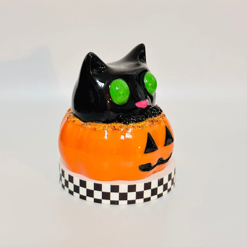 Purrkin The Pumpkin Kitty 3D Printed Shelfie Collectable