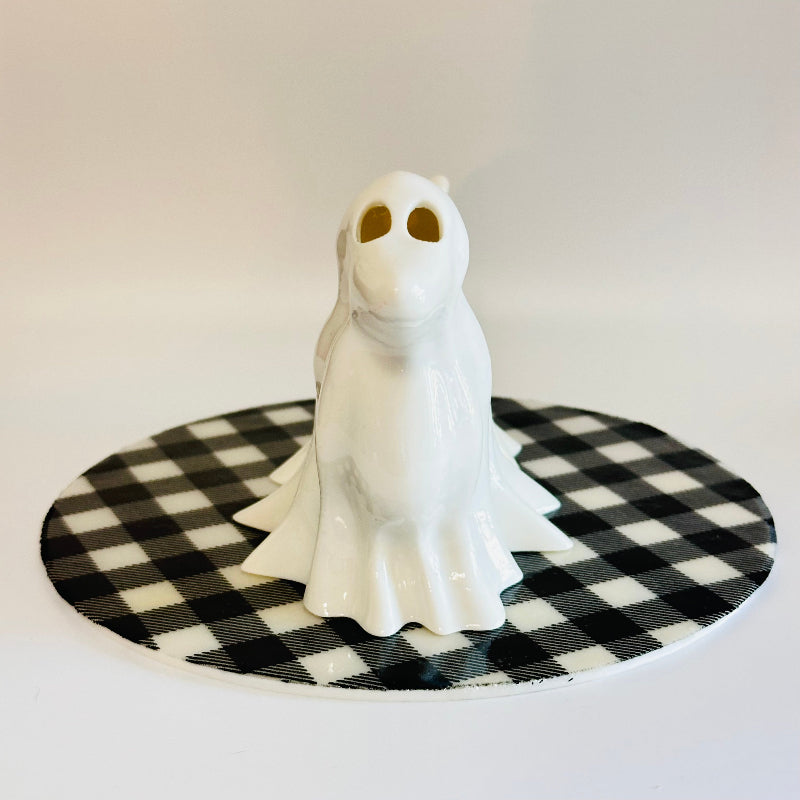 SpookiDox The Ghost Wiener Dog 3D Printed Figurine Collectable