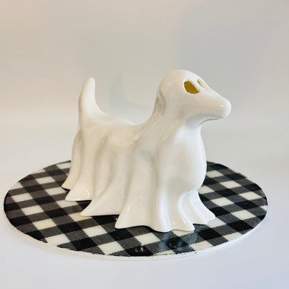 SpookiDox The Ghost Wiener Dog 3D Printed Figurine Collectable