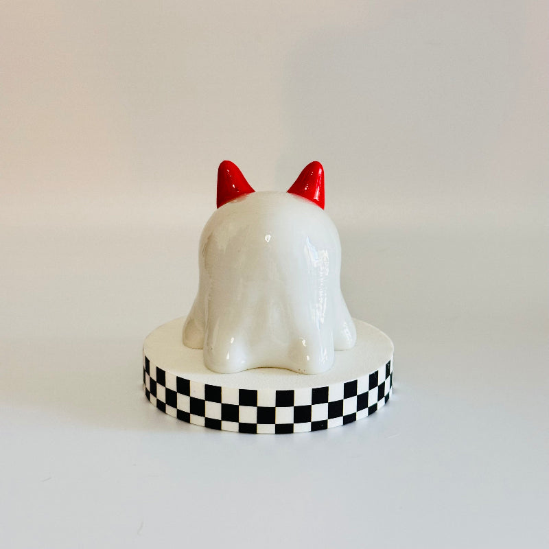 BooHorns the Kawaii Devil Ghost 3D Printed Figurine Collectable