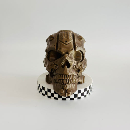 RoboSkull 3D Printed Figurine Collectable