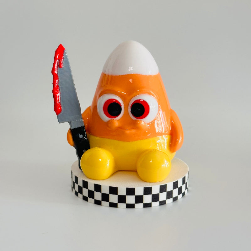 StabbyCorn the Murder Candy Corn 3D Printed Figurine