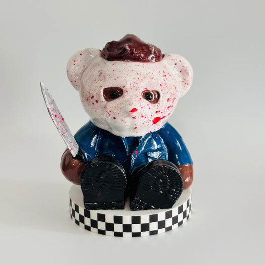 JasonBear the Friday the 13th Horror Bear 3D Printed Figurine