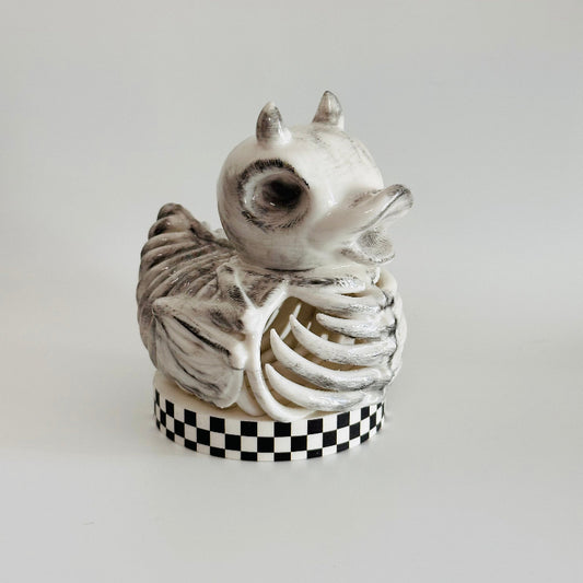 Bonequack the Skeleton Duck 3D Printed Figurine Collectable